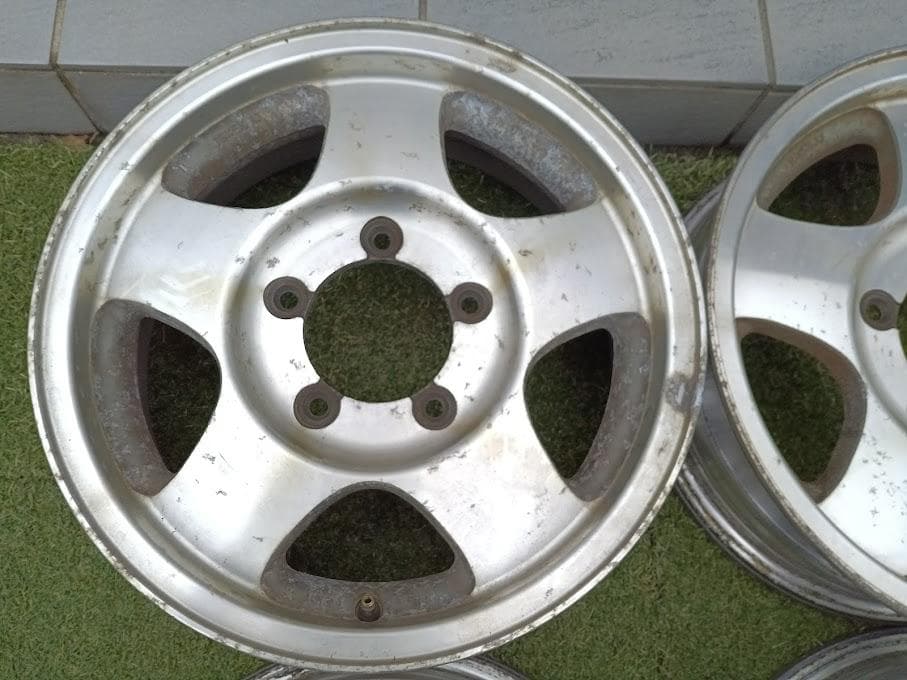 【富山】ジムニー純正【点検OK】アルミホイール 16インチ 中古４本 再塗装用