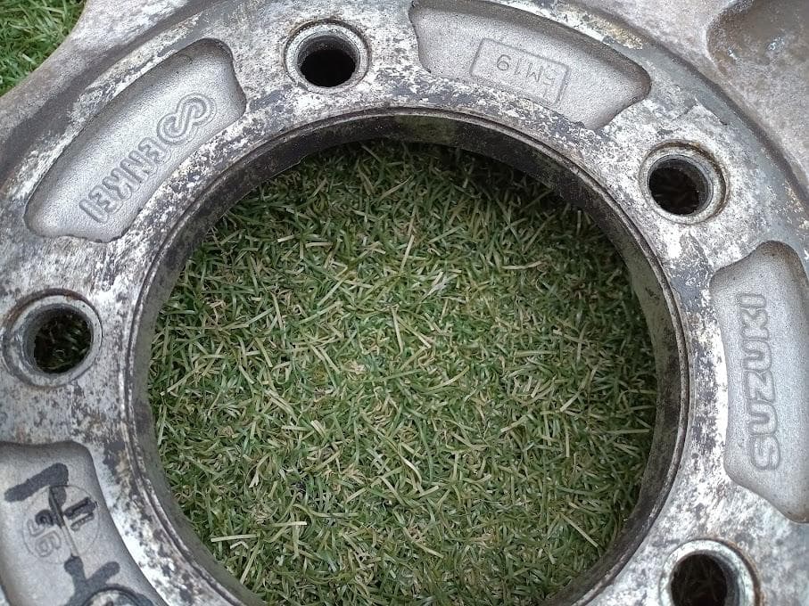 【富山】ジムニー純正【点検OK】アルミホイール 16インチ 中古４本 再塗装用