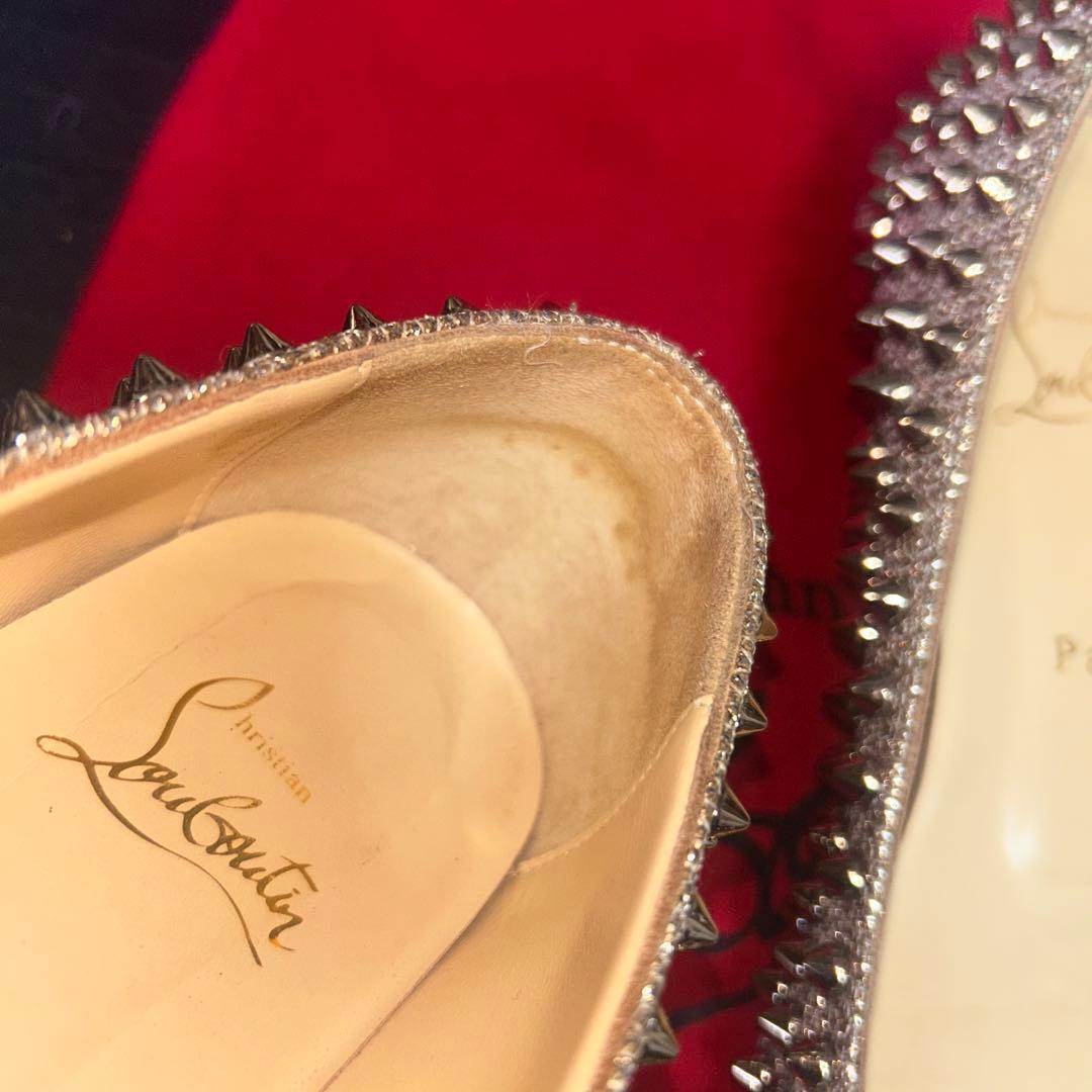 Christian Louboutin スパイクフラットシューズ