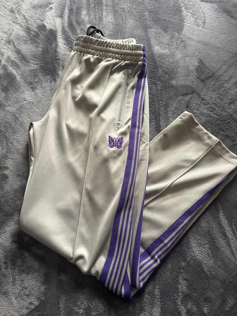 Needles グレー メッシュパンツ S