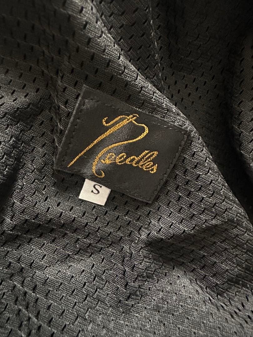 Needles グレー メッシュパンツ S