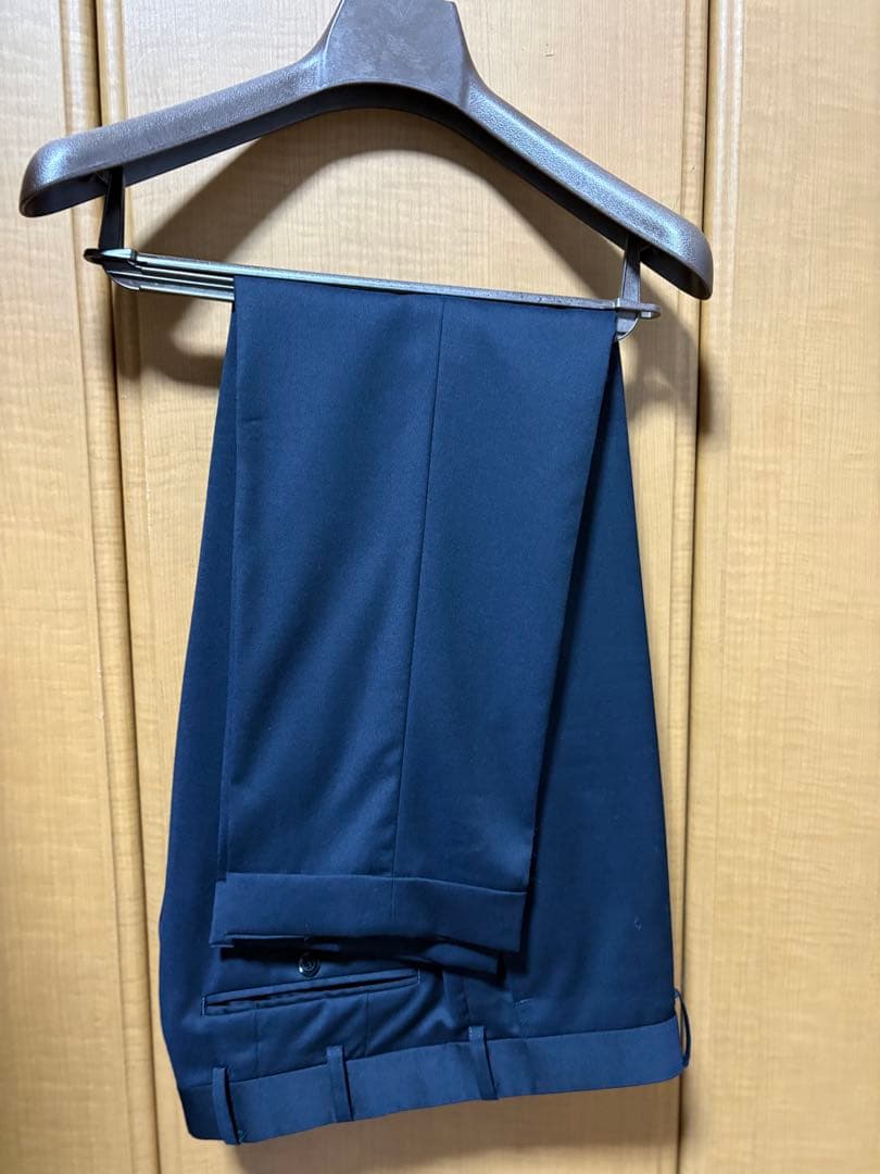 オーダー インポート生地 REDA ネイビー系 ダブルブレスト スーツジャケット