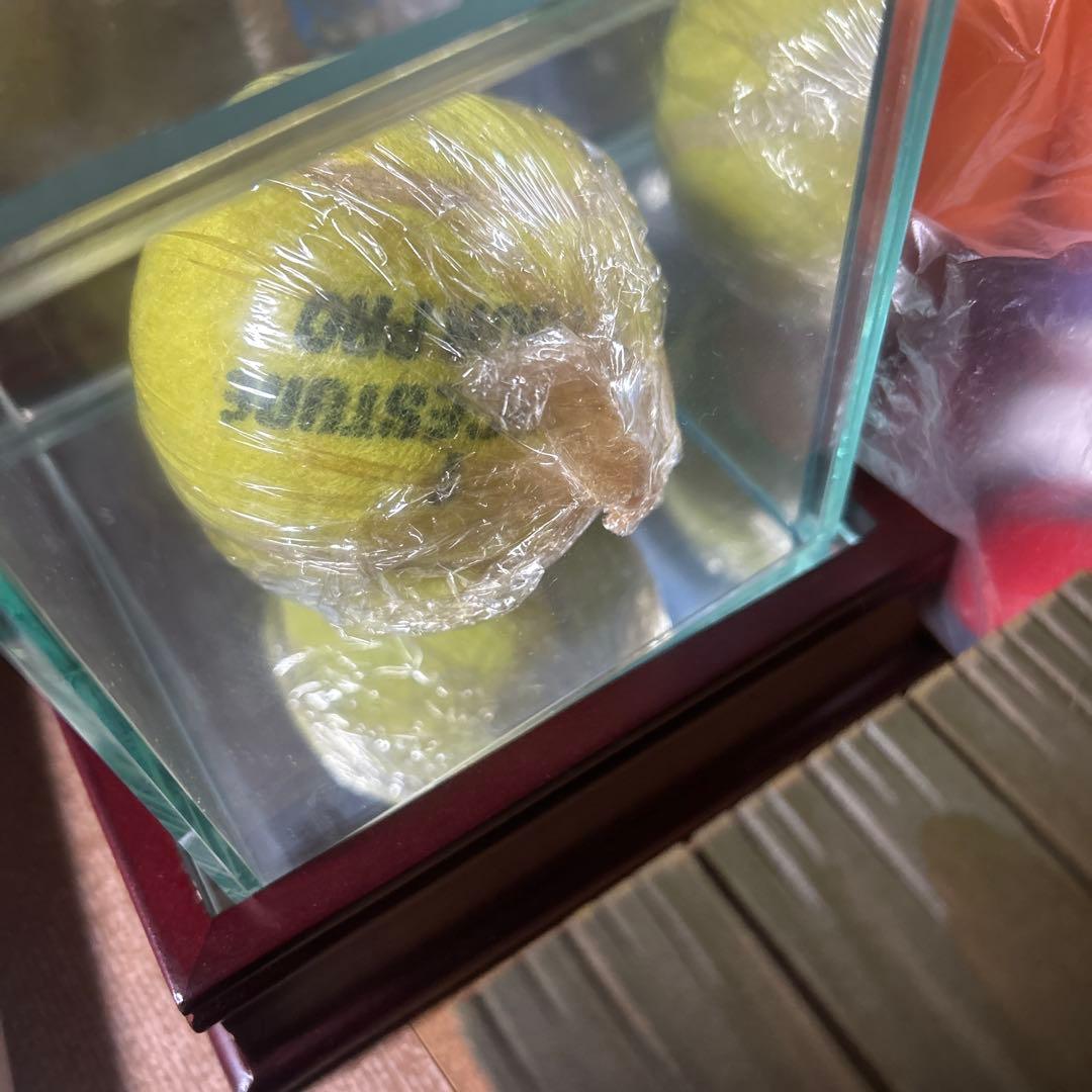 男子プロテニス　錦織圭　全盛期　直筆サインボール　Wilson テニスボール