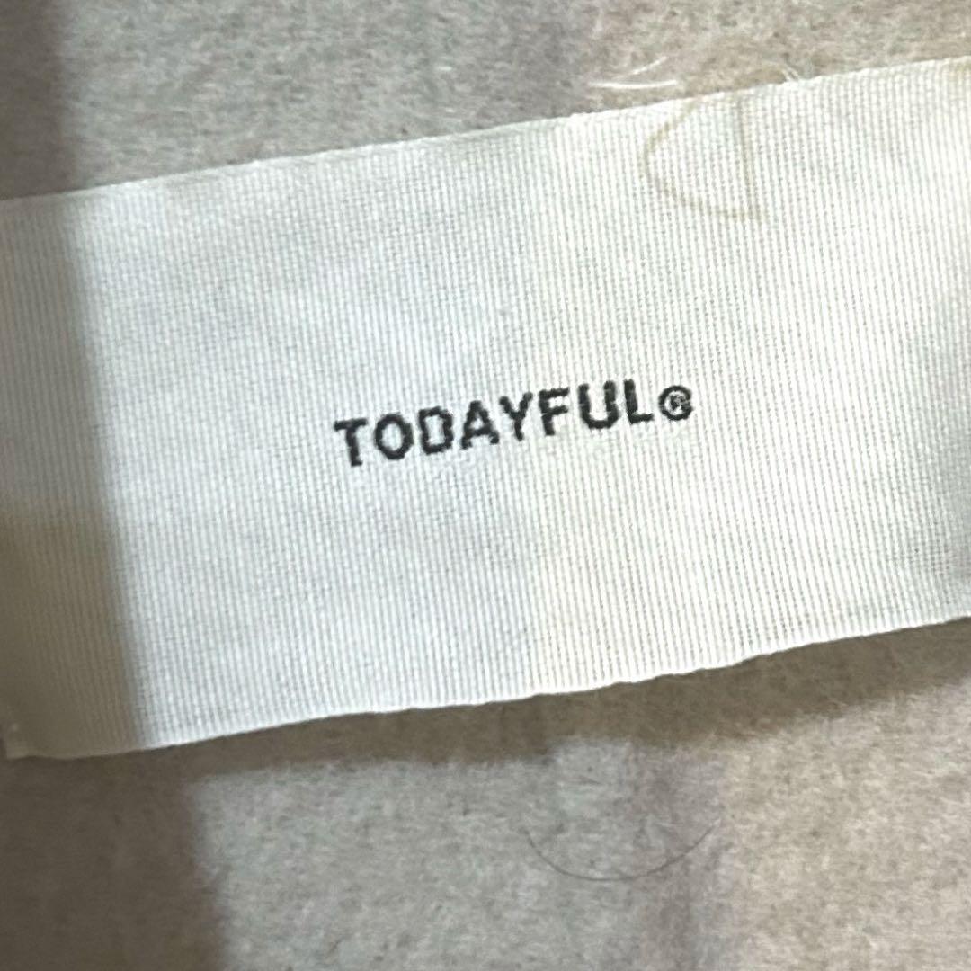 TODAYFUL ウールオーバーコート 36 エクリュ ロングコート