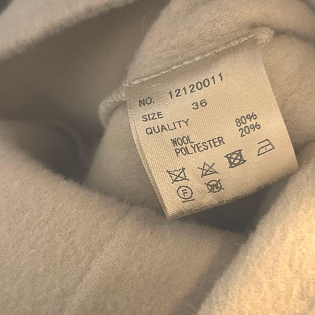 TODAYFUL ウールオーバーコート 36 エクリュ ロングコート