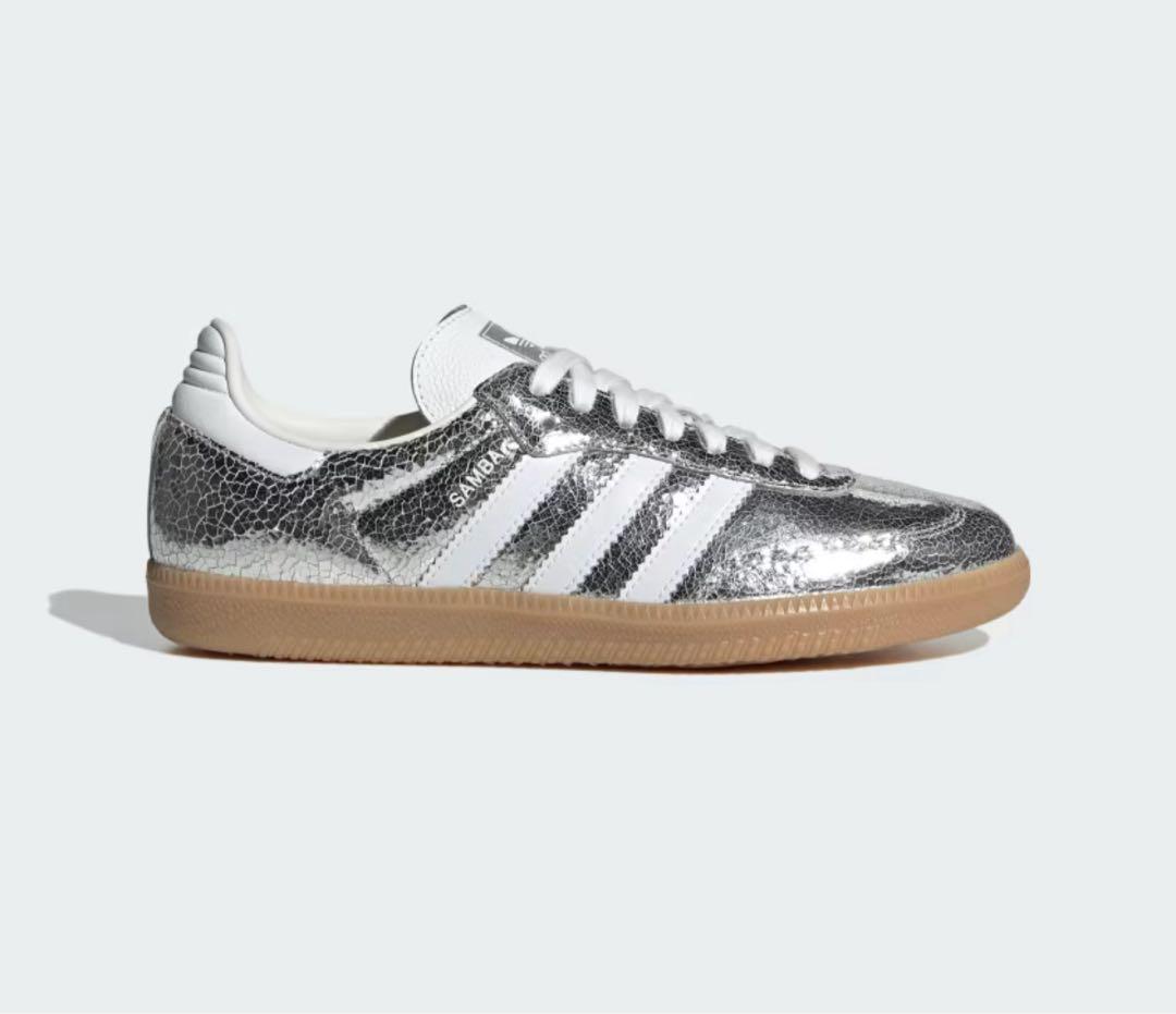 adidas originals samba OG シルバー スニーカー