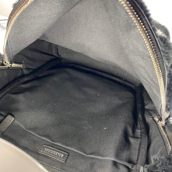 BALENCIAGA EVERYDAY FUR BACKPACK バッグ ロゴ