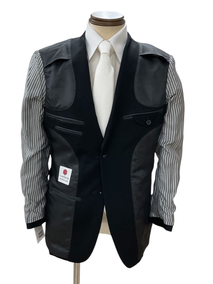 激安新品☆C.D.K. SUPER TEX 最高級礼服☆黒フォーマルスーツ A4