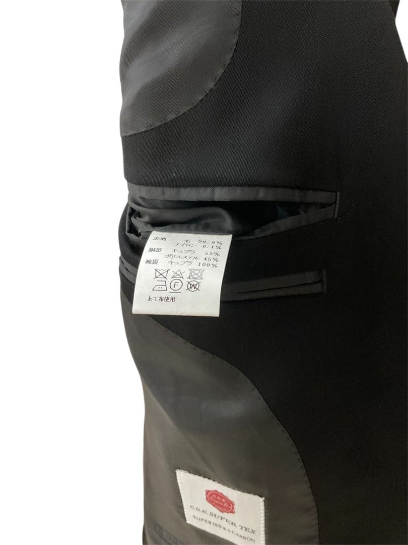 激安新品☆C.D.K. SUPER TEX 最高級礼服☆黒フォーマルスーツ A4