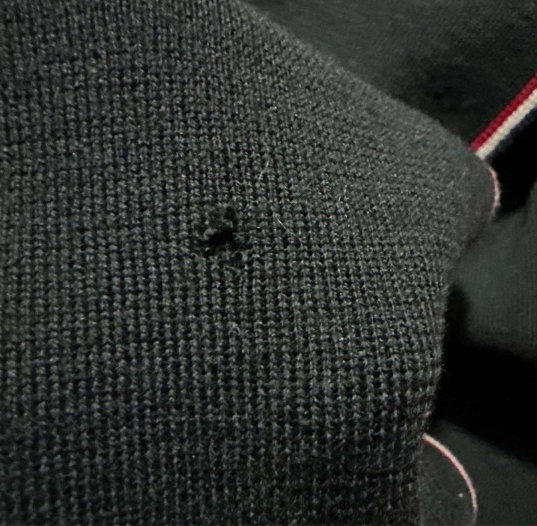 MONCLER マフラー 黒　美品