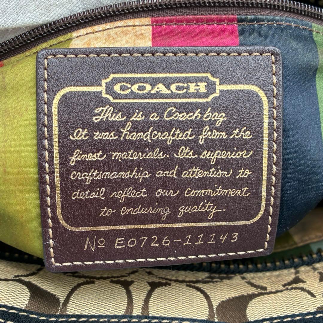 レア✨ COACH コーチ レガシー シグネチャー サッチェル 11143