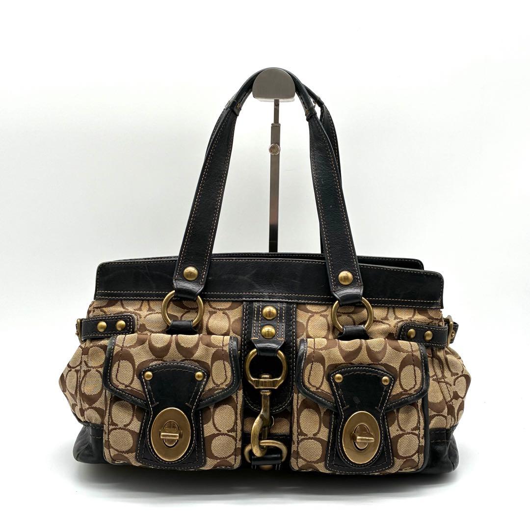 レア✨ COACH コーチ レガシー シグネチャー サッチェル 11143