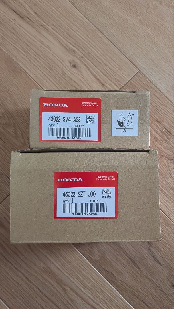 HONDA 純正ブレーキパッド 前後セット　cr-z等