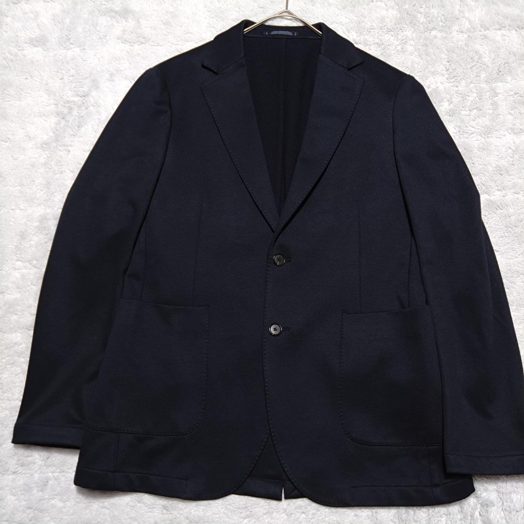 ビームスハートBEAMSheart　ネイビー XL スーツ上下　ストレッチ