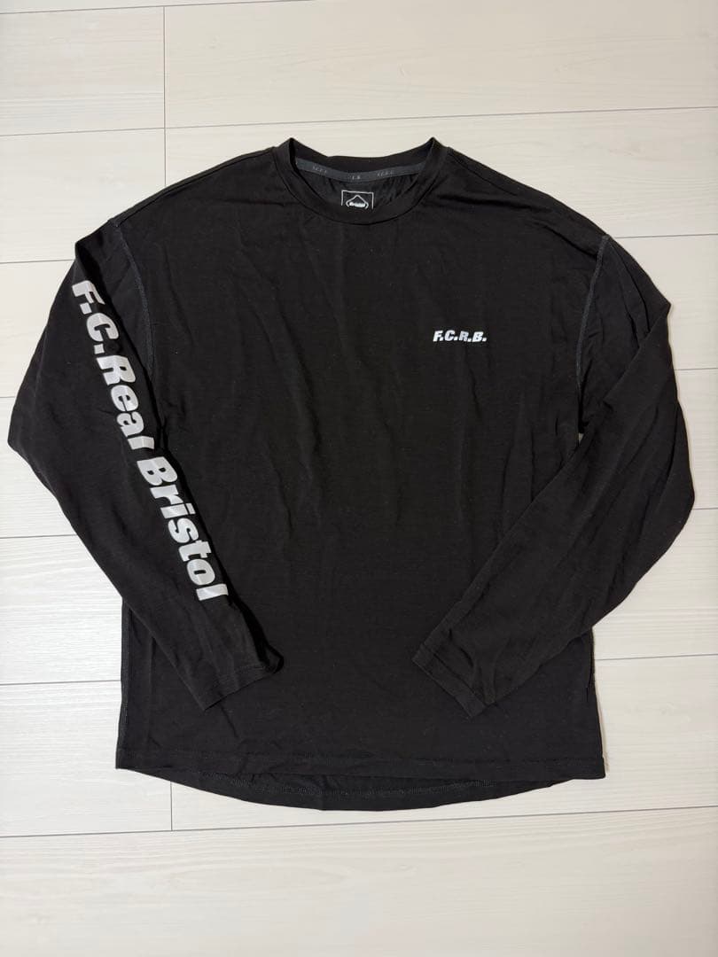 トップス FCRB WOOL BLEND AUTHENTIC L/S TEE 24AW M