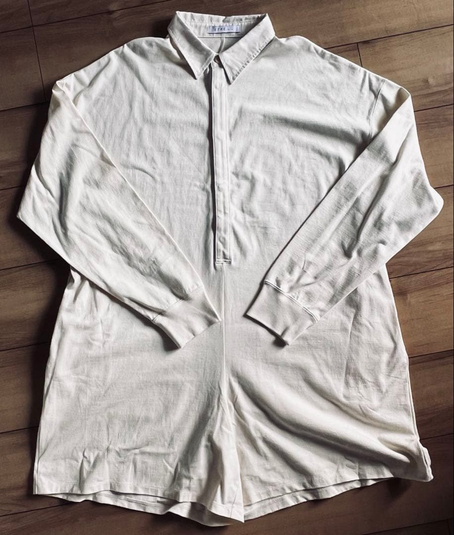 ETRE TOKYO／ラガーシャツショートオールインワン