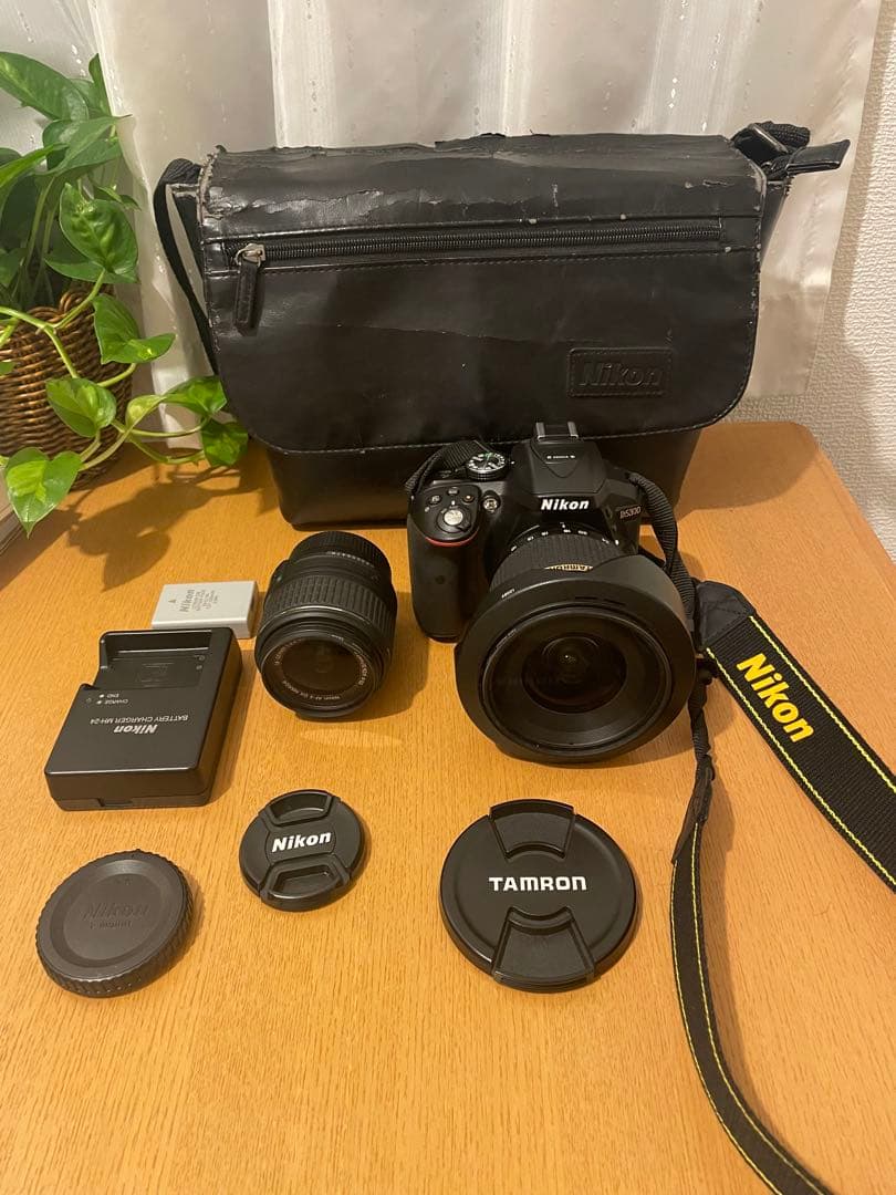 【美品】Nikon D5300 一眼レフカメラ ニコン　TAMRONレンズ付