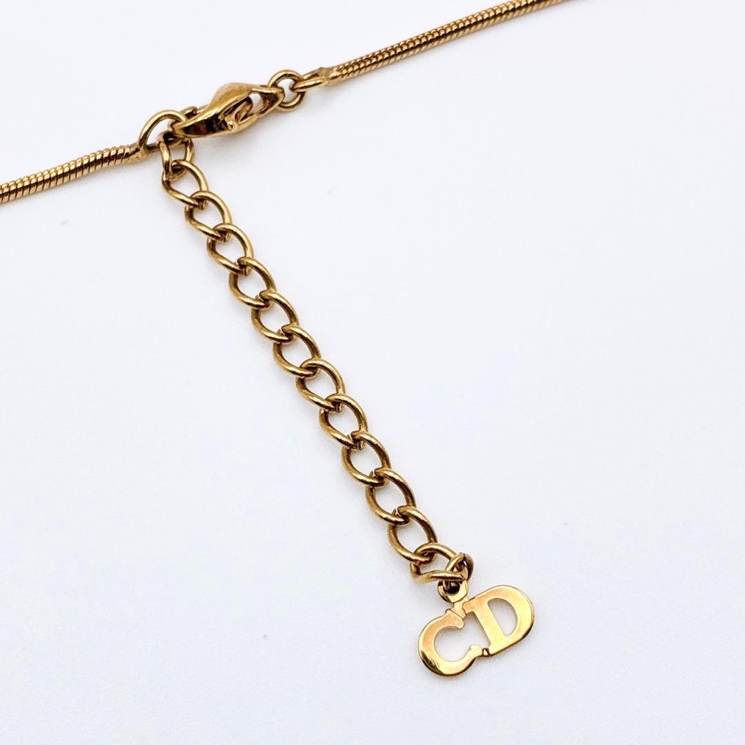2993-2 保存箱付き✨　Dior　ネックレス　CD ロゴ　希少　刻印　cm