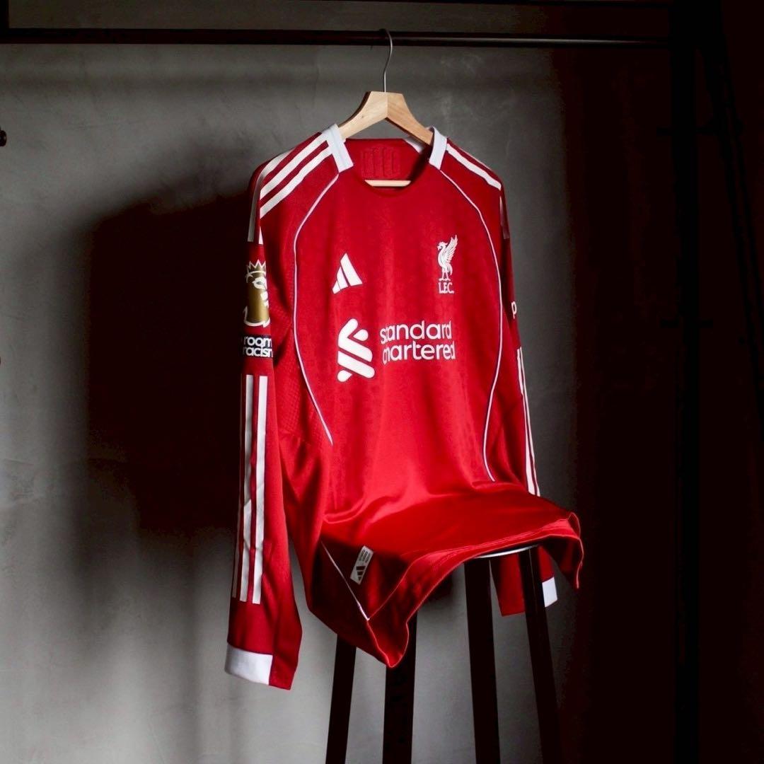 リバプール 25/26 ユニフォーム ホーム 長袖 オーセンティック ヴィルツ