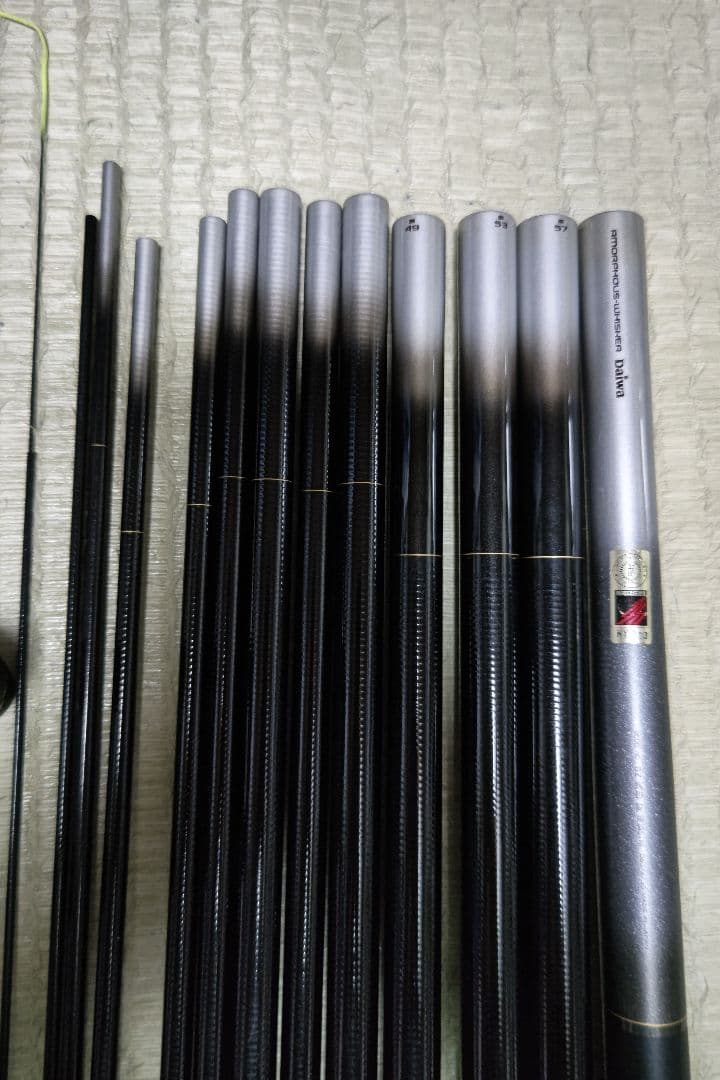 ダイワ アモルファスウイスカーSZ 琥珀抜き 6.1 硬調 渓流竿