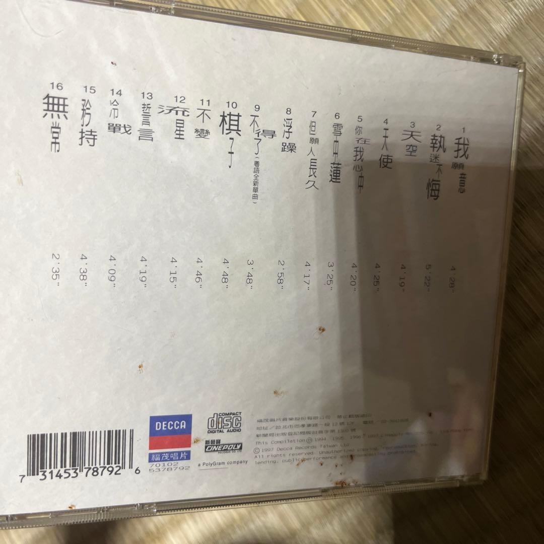 王菲（フェイ・ウォン）／ 菲賣品　ベスト盤（CD）