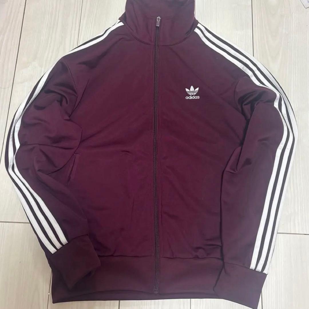 adidas トラックジャケット ファイヤーバード バーガンディ
