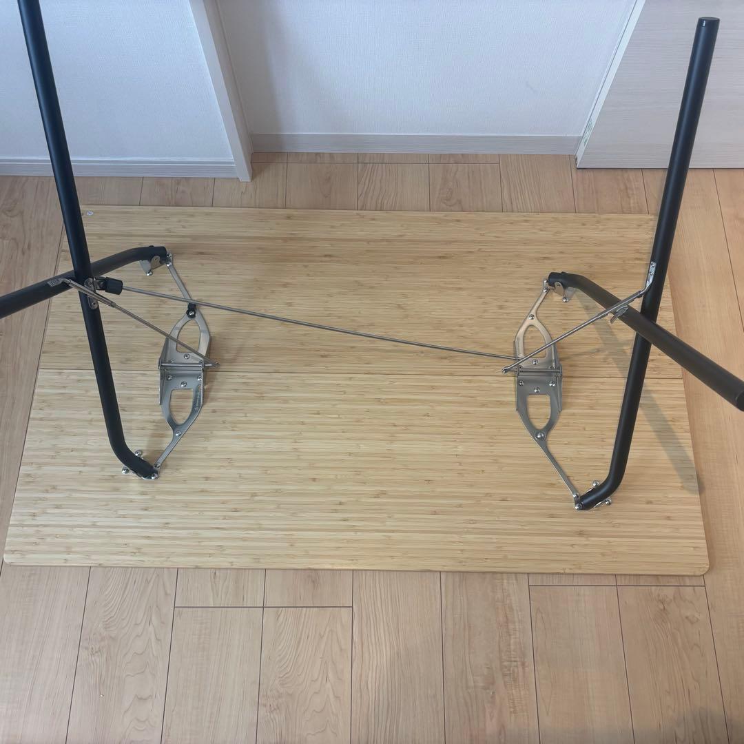 【美品】スノーピーク、 ワンアクションテーブルロングLight Bamboo