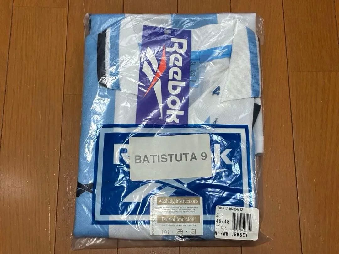 【新品・正規品】Reebok 99-00アルゼンチン9: バティストゥータ XL