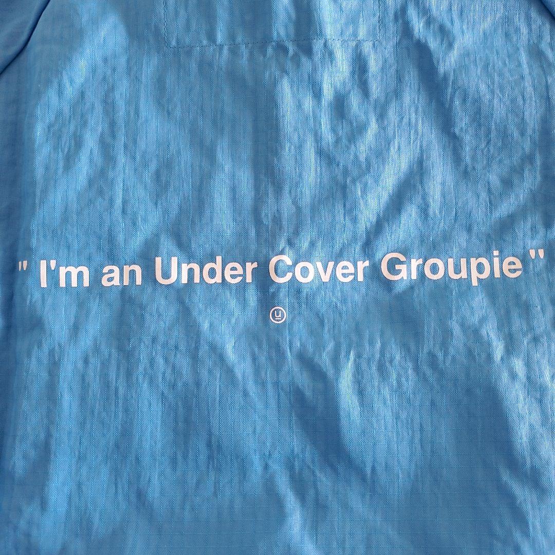 【UNDER COVER （アンダーカバー）】水色のナイロンパーカー/フリー