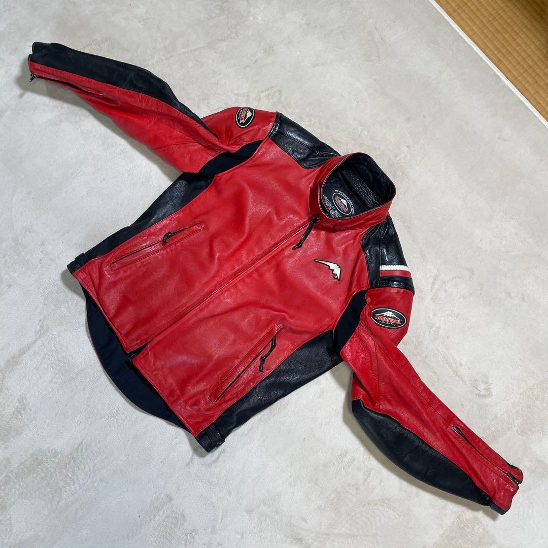 クシタニ　K-0640 CHRONOS JACKET レザー　限定生産 赤黒　L