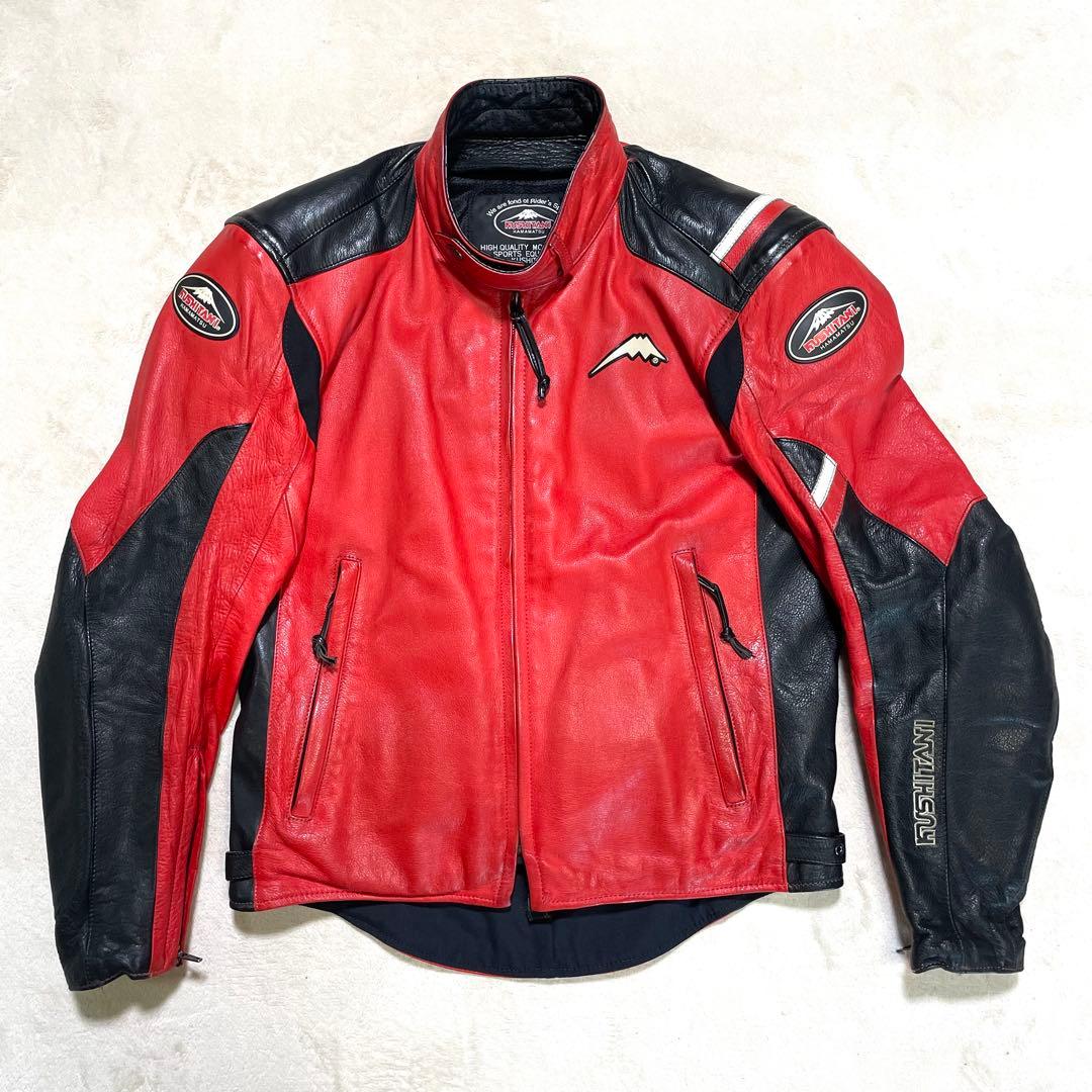 クシタニ　K-0640 CHRONOS JACKET レザー　限定生産 赤黒　L