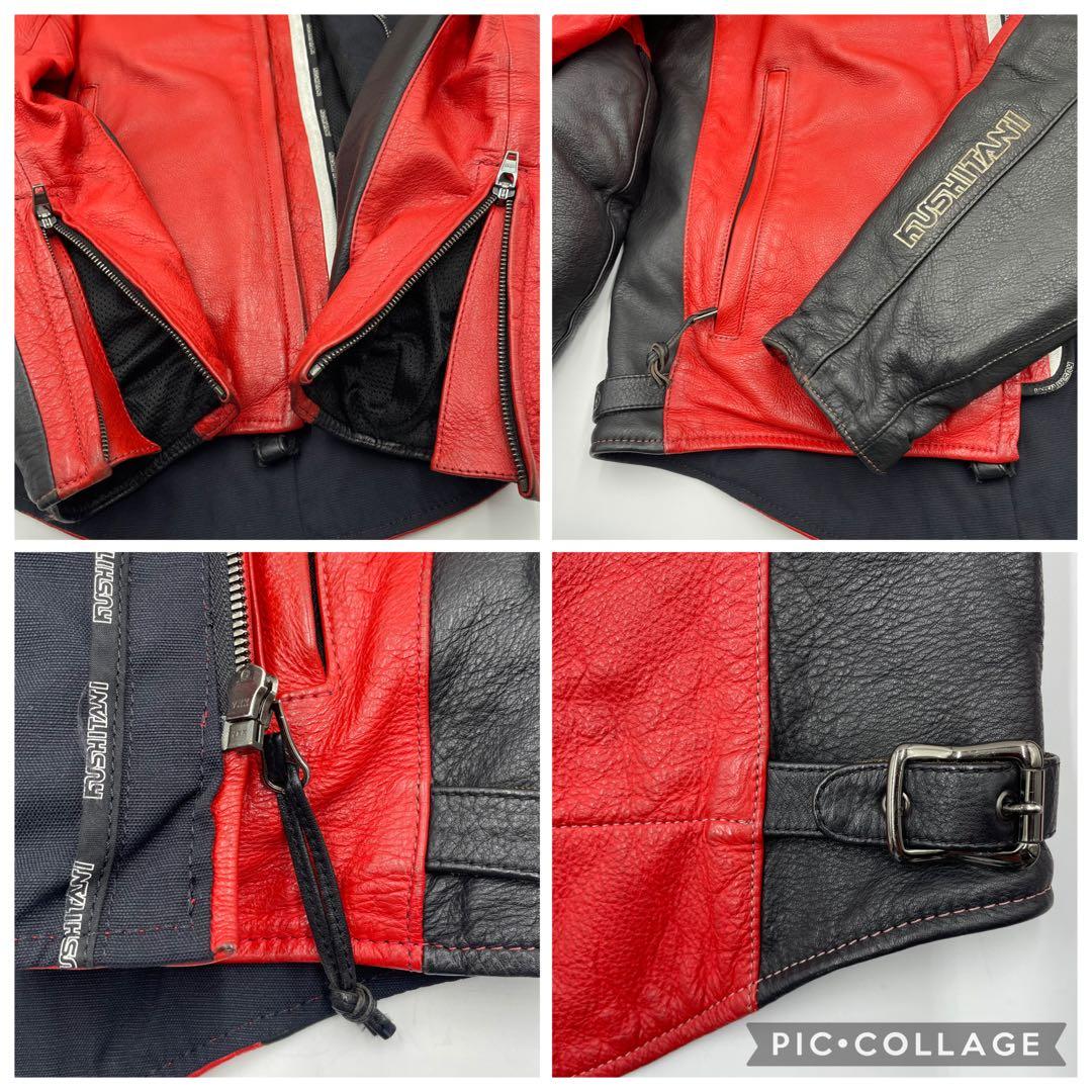 クシタニ　K-0640 CHRONOS JACKET レザー　限定生産 赤黒　L