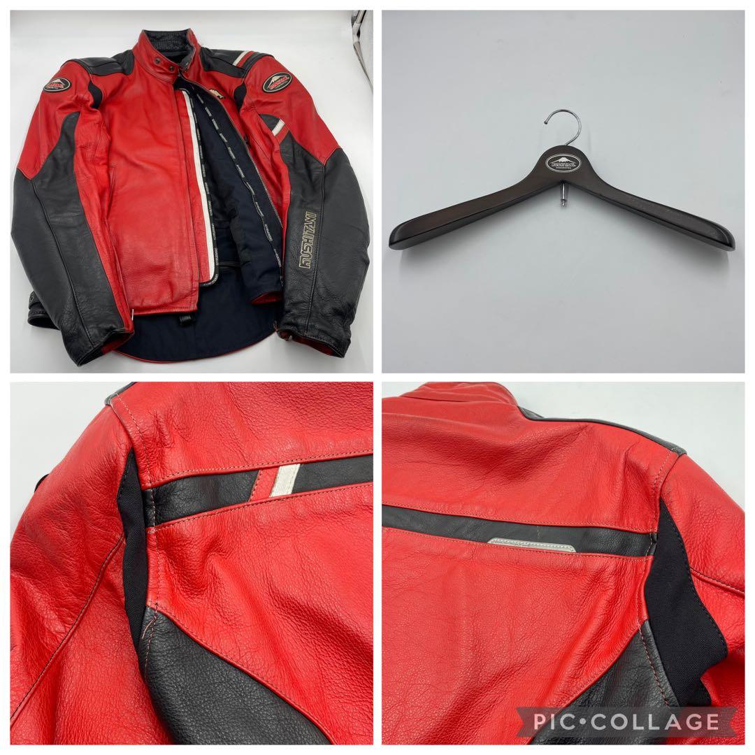 クシタニ　K-0640 CHRONOS JACKET レザー　限定生産 赤黒　L