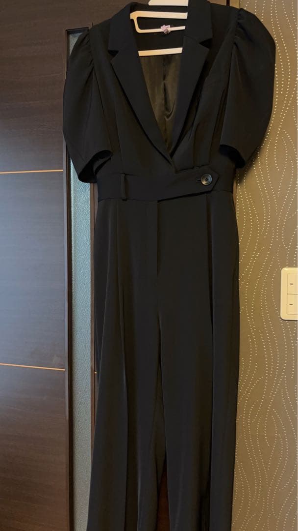 テーラードオールインワン　anuans ネイビー