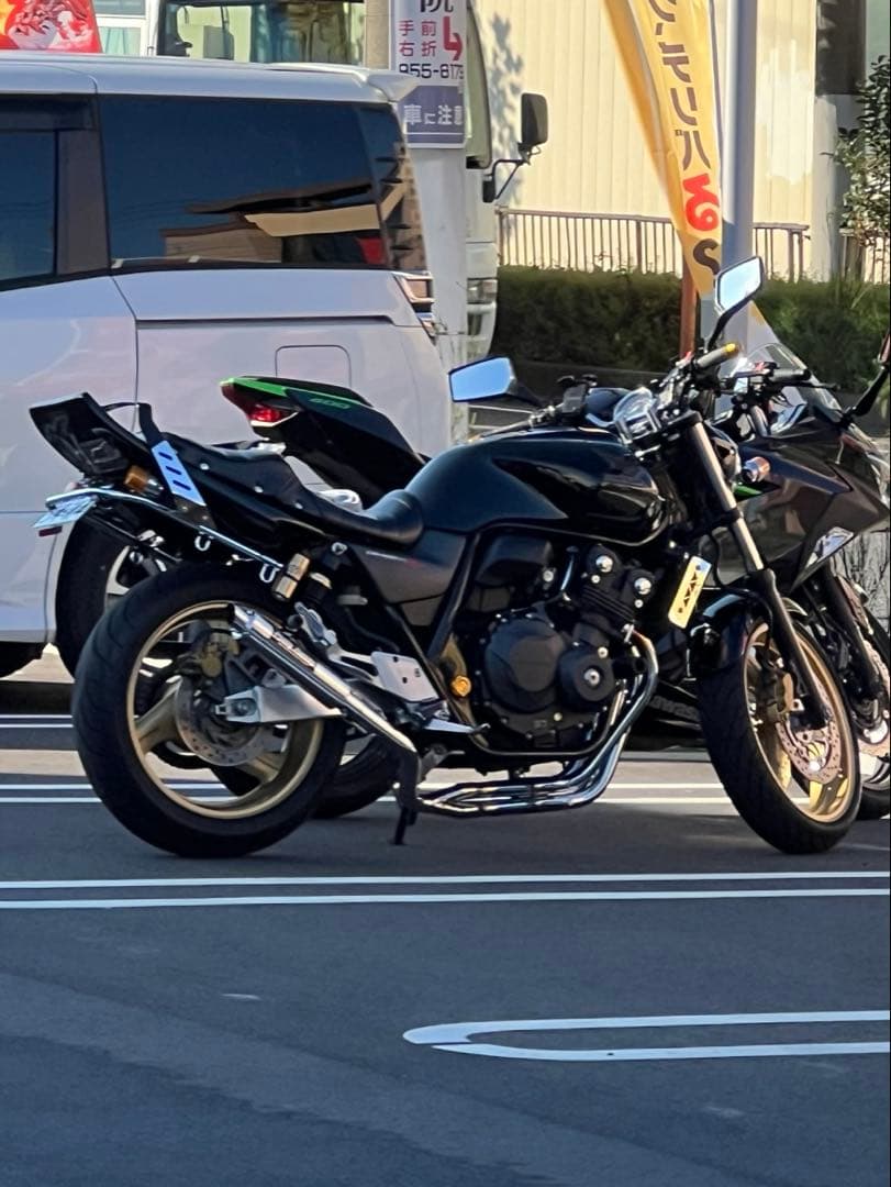 プリティーレーシング 4-2-1 極 マフラー CB400SF用