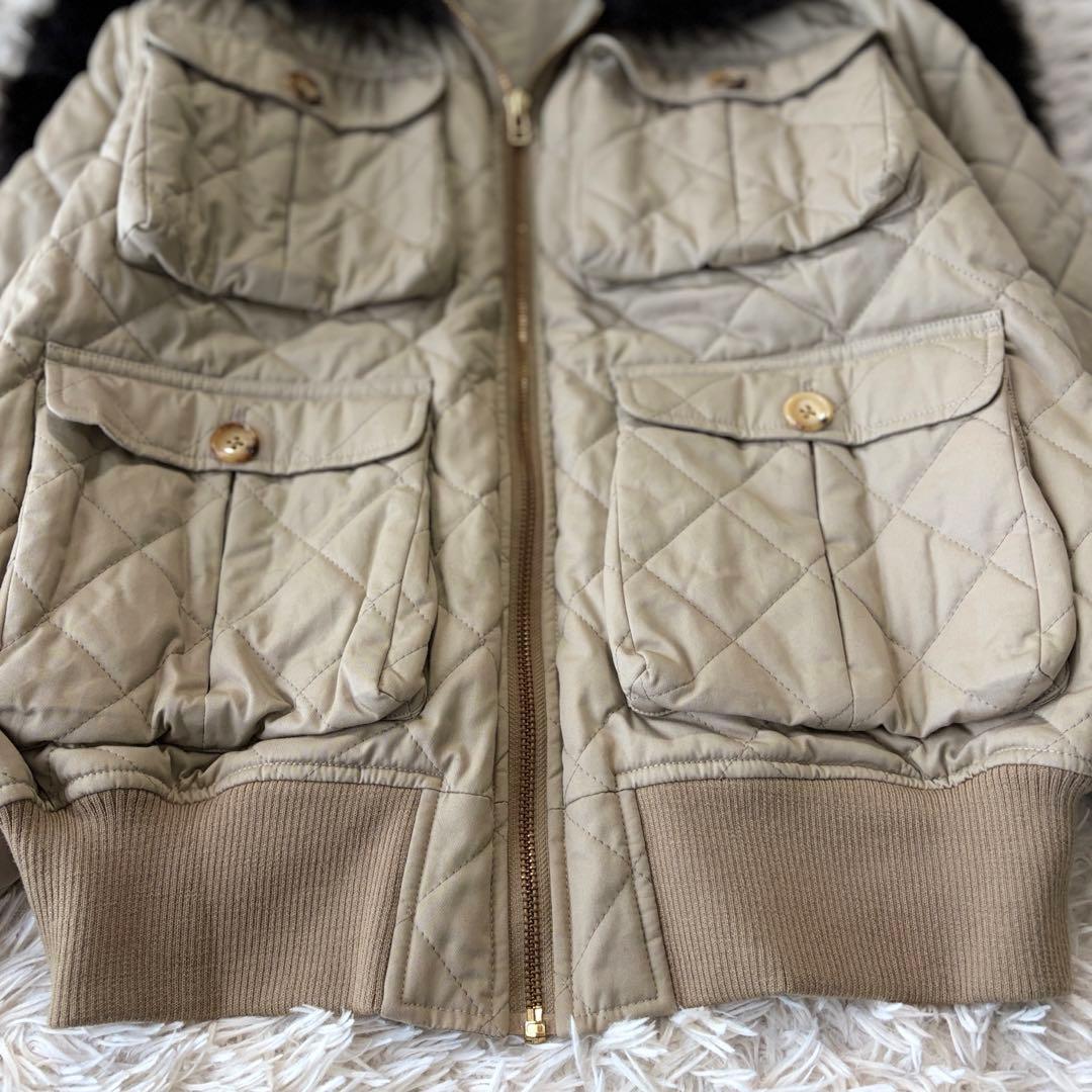 【専用✨希少】ピンクハウス 中綿 キルティングジャンパー ボアフード N-2B