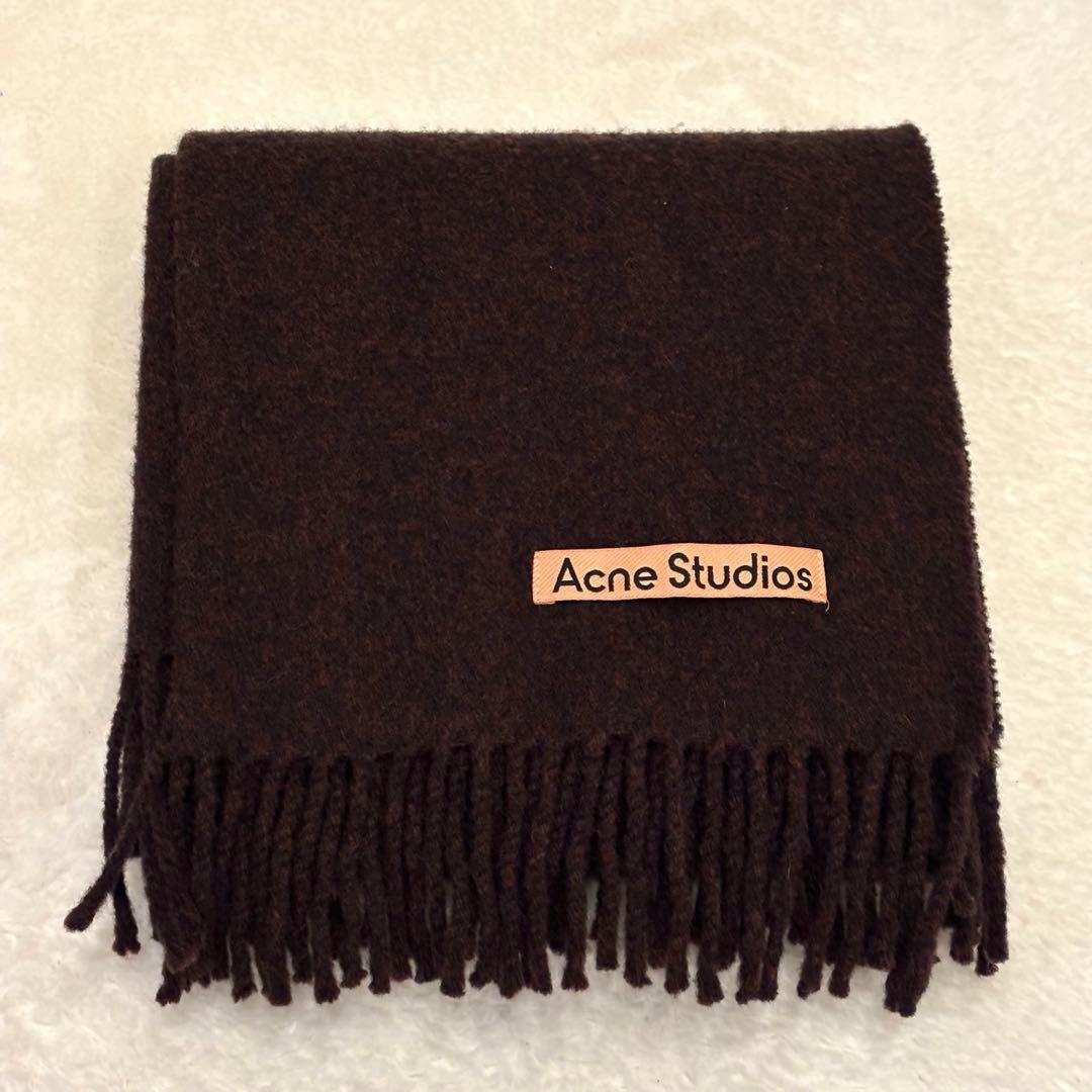 Acne Studio ブラウン 茶色 マフラー