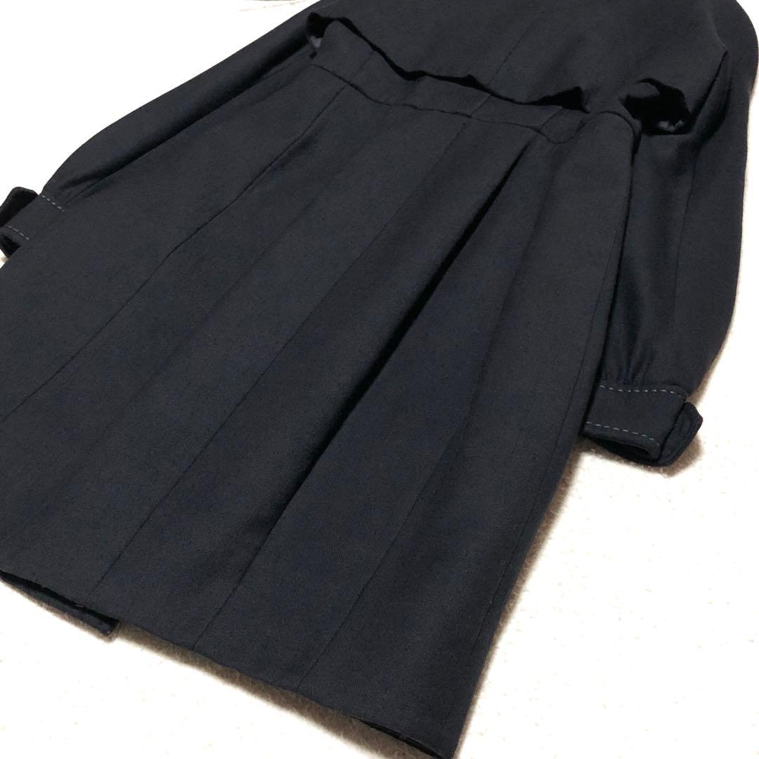 ほぼ未使用　スポーツマックス　チェスターコート　ダブル　ラナウール　シルク　42