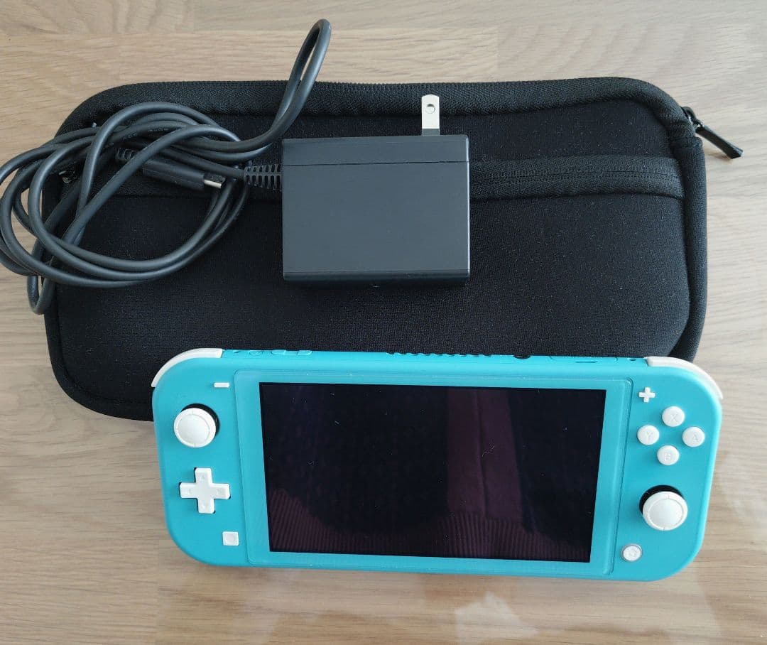 Nintendo Switch Lite ターコイズ 本体 充電器カセット付き