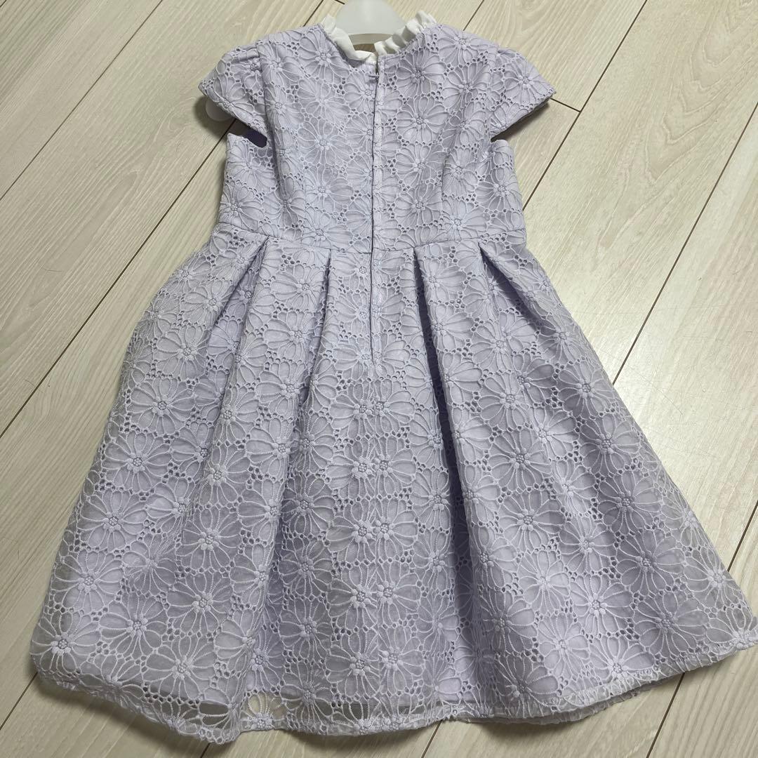 プティマイン　フォーマルワンピースセット　120 コサージュ付　入学式　卒園式