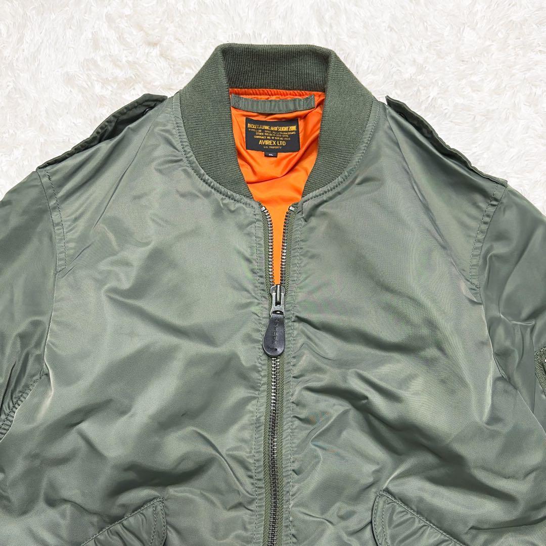 【極美品✨】AVIREX MA-1 フライトジャケット y2k 短丈 XL