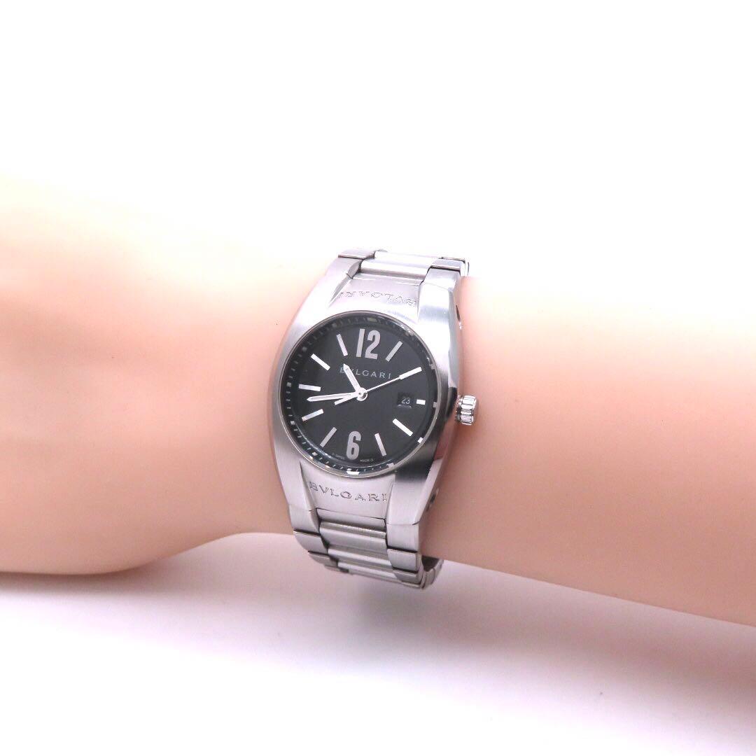 ☆極美品 EG30S エルゴン BVLGARI ブルガリ 時計 ブラック