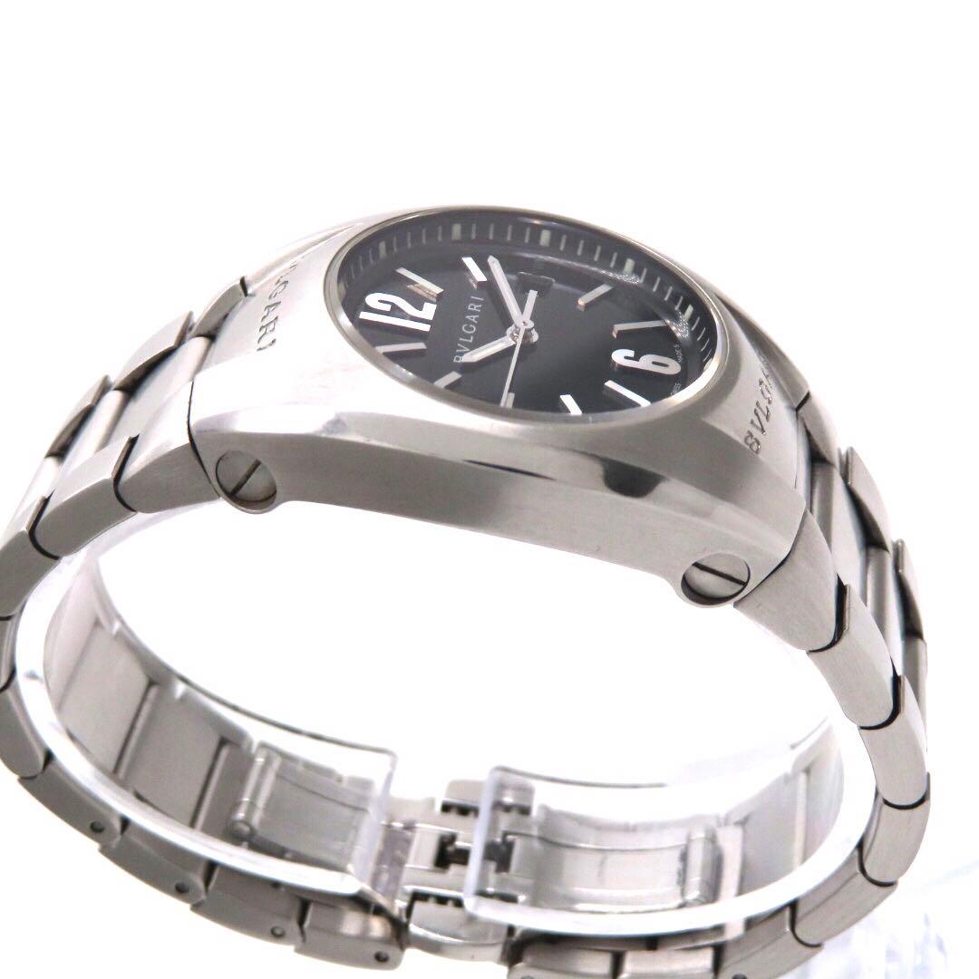 ☆極美品 EG30S エルゴン BVLGARI ブルガリ 時計 ブラック