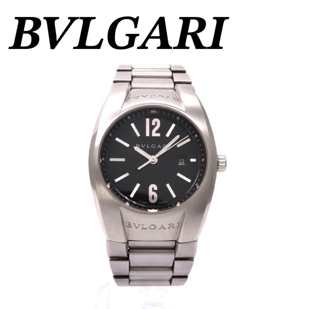 ☆極美品 EG30S エルゴン BVLGARI ブルガリ 時計 ブラック