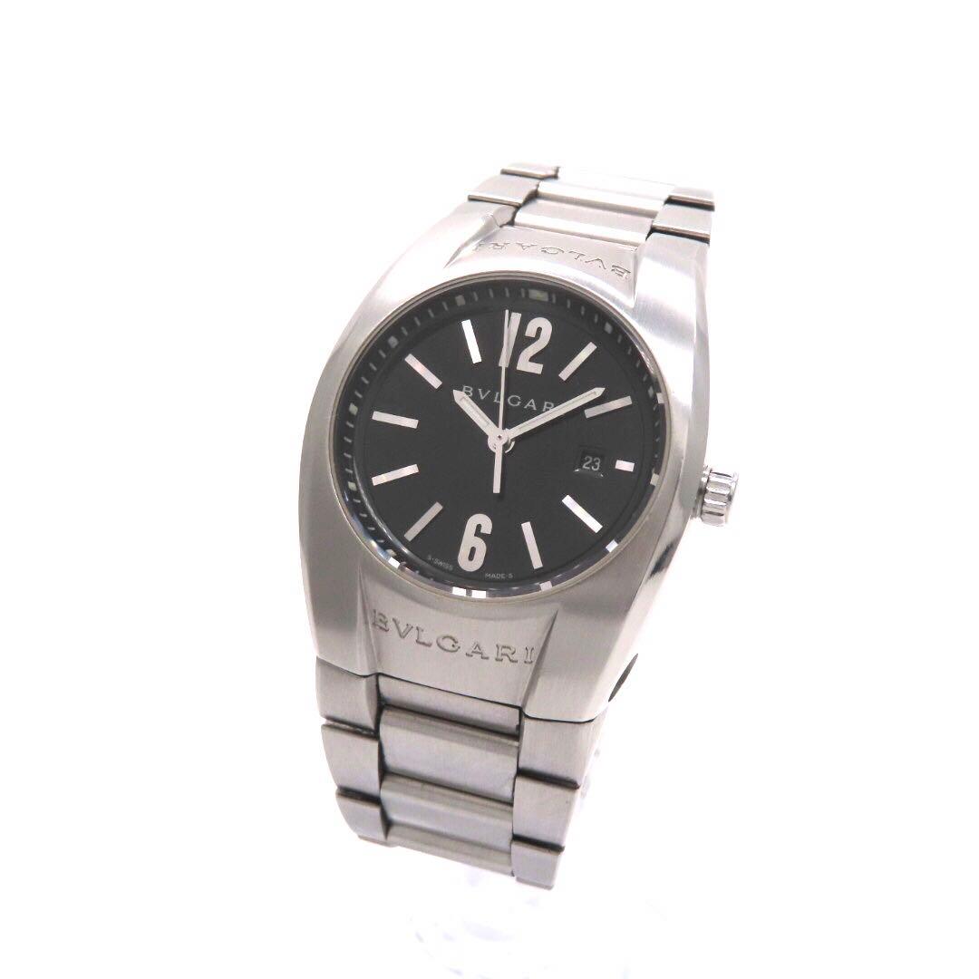 ☆極美品 EG30S エルゴン BVLGARI ブルガリ 時計 ブラック