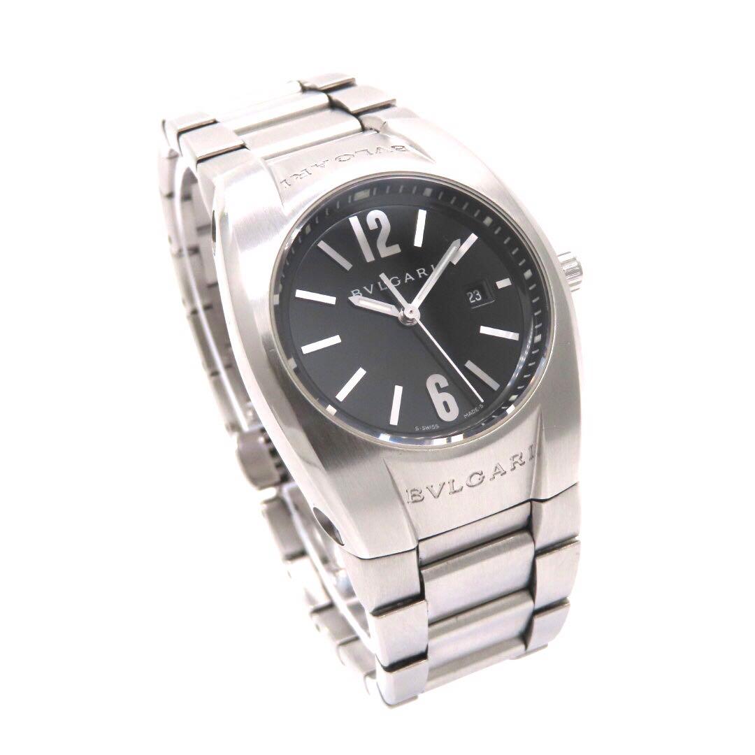 ☆極美品 EG30S エルゴン BVLGARI ブルガリ 時計 ブラック