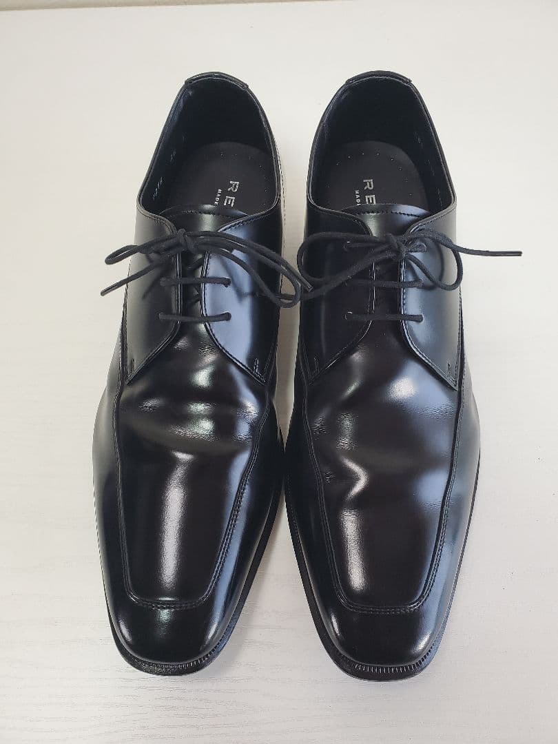 REGAL リーガル スクエアトゥ 本革レザーシューズ ビジネスシューズ黒 26