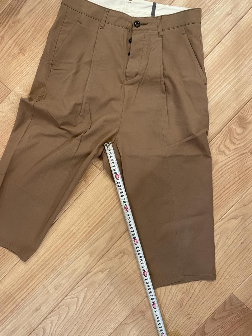 極美品 カズユキクマガイ 強撚コットン ギザ サルエルパンツ 熊谷和幸