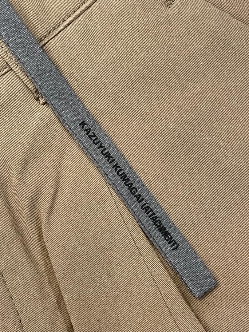 極美品 カズユキクマガイ 強撚コットン ギザ サルエルパンツ 熊谷和幸