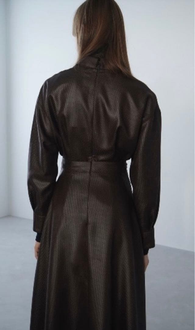 試着のみ●CLANEクラネ●CHINTZ LENO CLOTH ONEPIECE